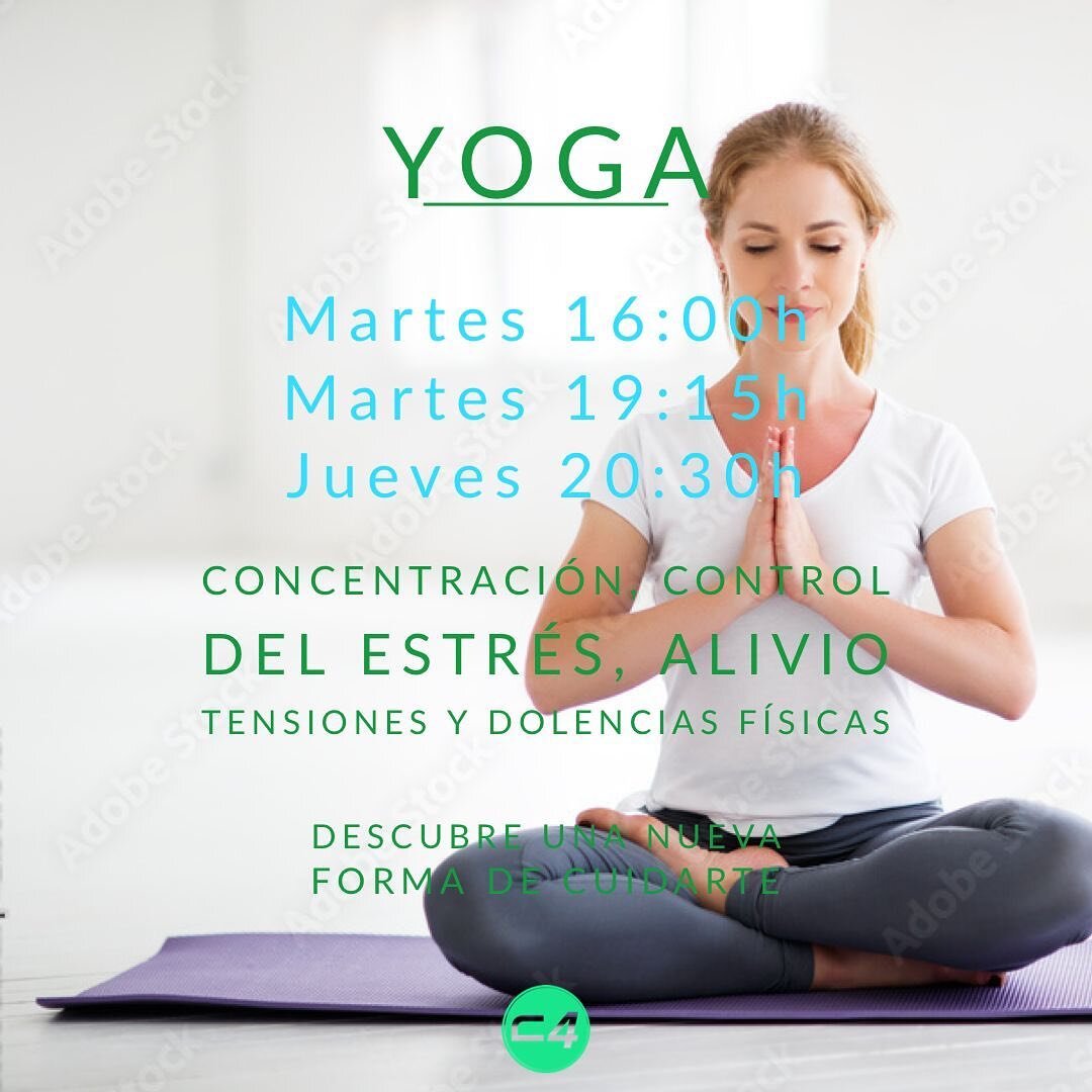 &iquest;Por qu&eacute; practicar Yoga? 🧘&zwj;♀️

🄲uida tu mente y tu cuerpo 

🄾rganiza tus pensamientos

🅁ompe con el estr&eacute;s diario

🄽utre tu alma

🄴quilibra tus chakras 

🅁egula tu respiraci&oacute;n 

Y todo esto de la mano de @beatri