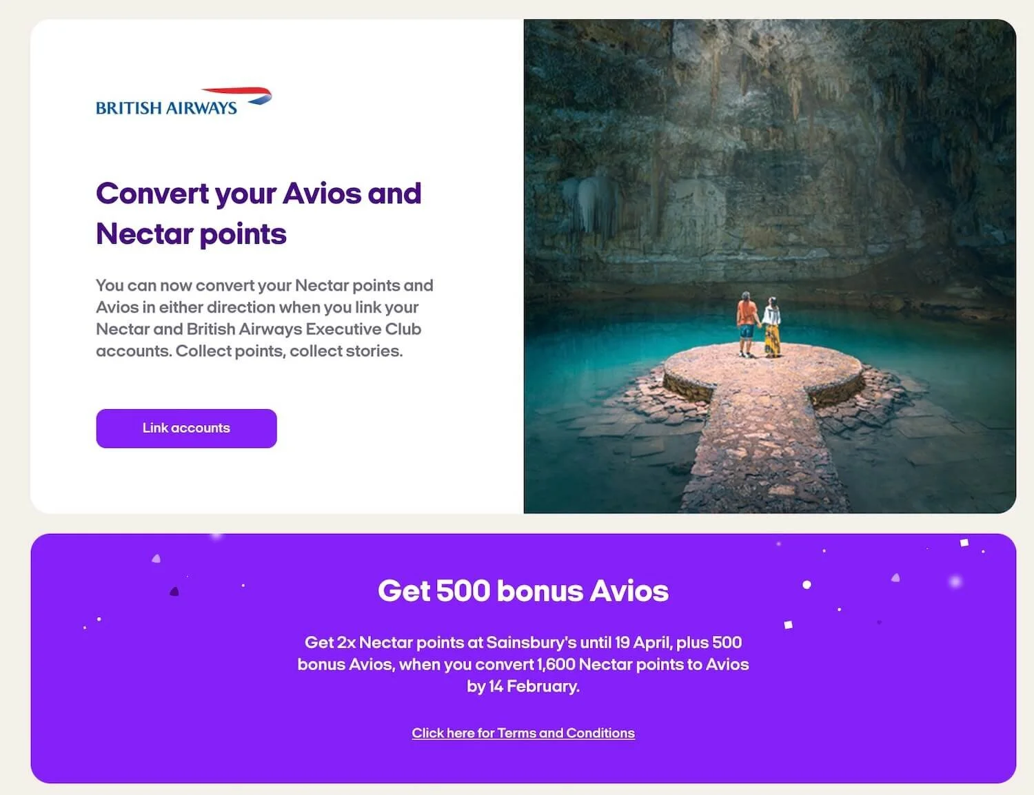 EXPIRED Nectar ‘500 Bonus Avios’ 2021 Offer Capital Matters