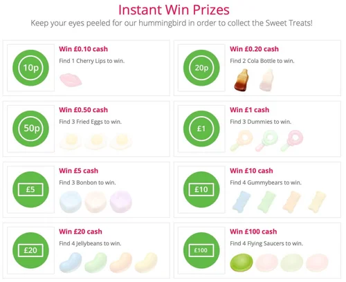 EXPIRED TopCashback Sweet Treats 2021 Answers Bonus Hummingbirds 