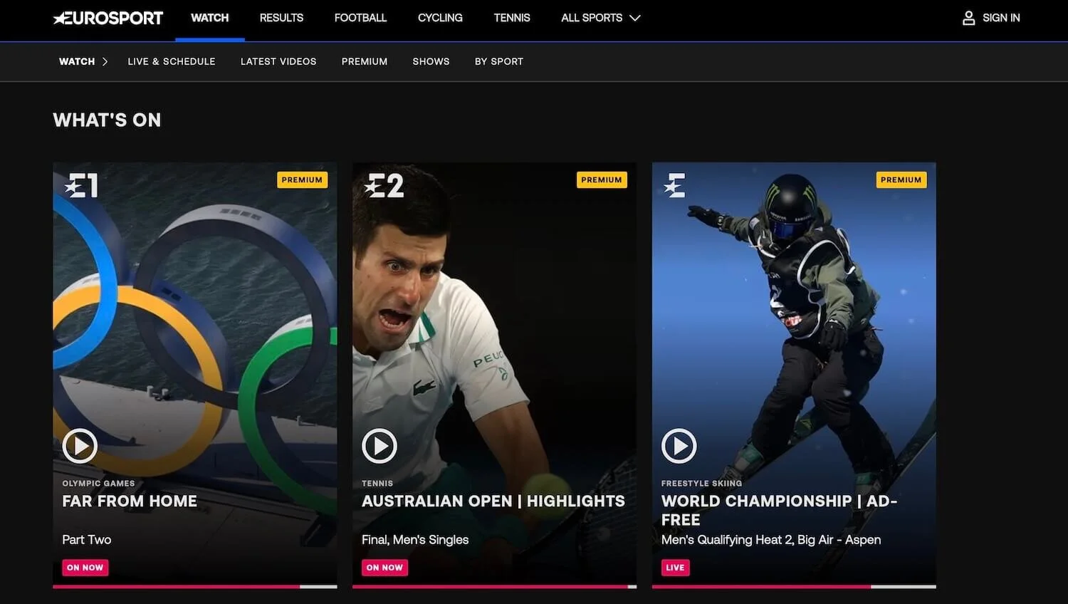 watch eurosport 2