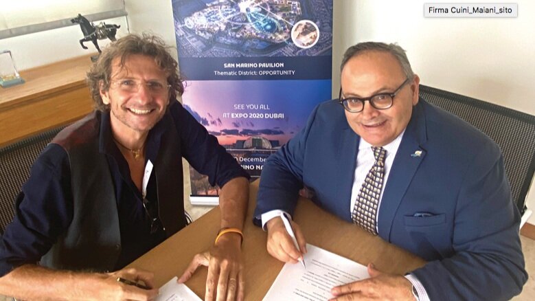 Enrico Cuini, Impresa ad Alto Contenuto Tecnologico, diventa sponsor del Padiglione Expo San Marino
