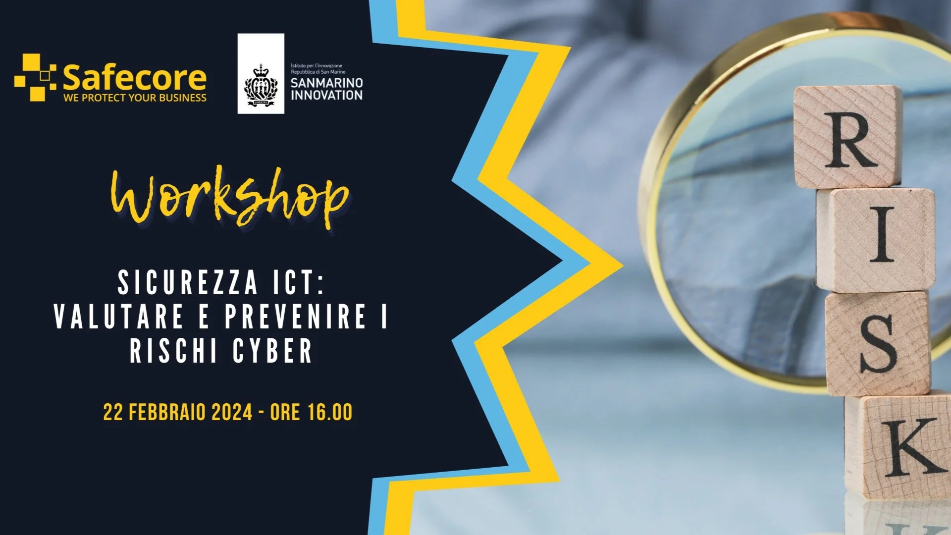 WORKSHOP: sicurezza ICT, valutare e prevenire i rischi cyber