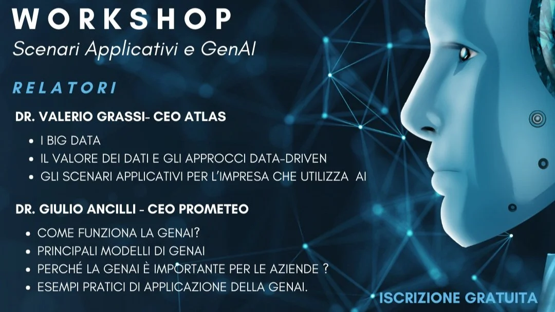 Workshop: Artificial Intelligence - Scenari applicativi e GenAI
