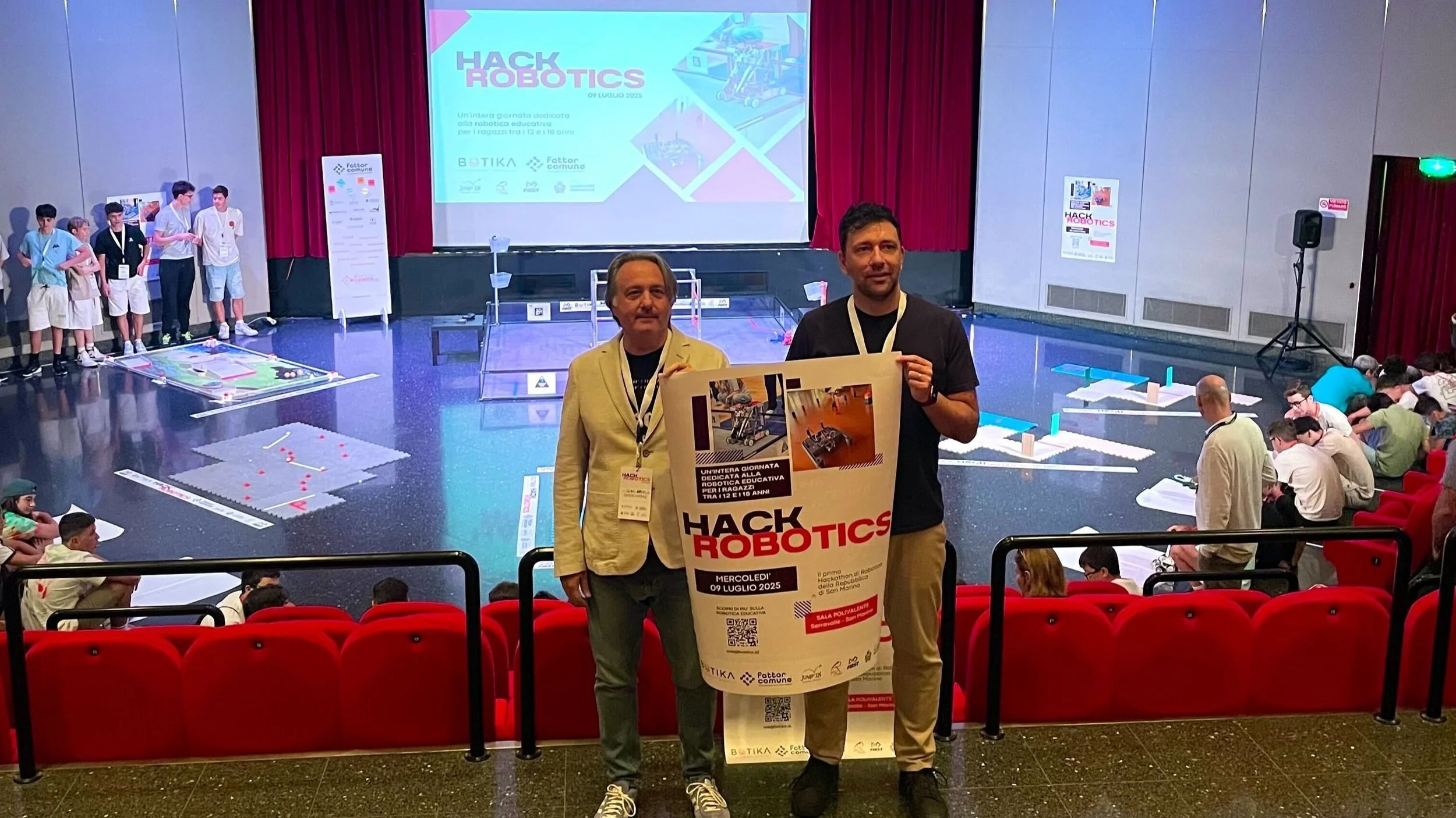 Robot, Ingegno e Passione: il primo Hackathon di San Marino conquista i giovani
