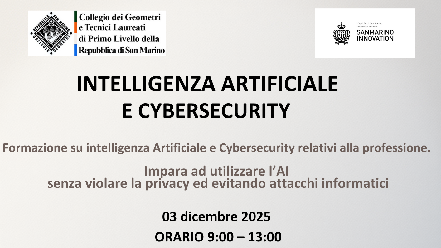 Corso Formativo: Intelligenza Artificiale e Cybersecurity