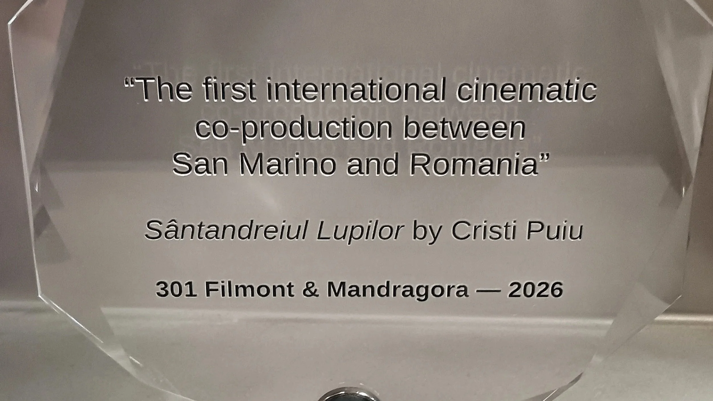 San Marino Cinema: la prima coproduzione internazionale - 301 Filmont e Mandragora S.r.l.