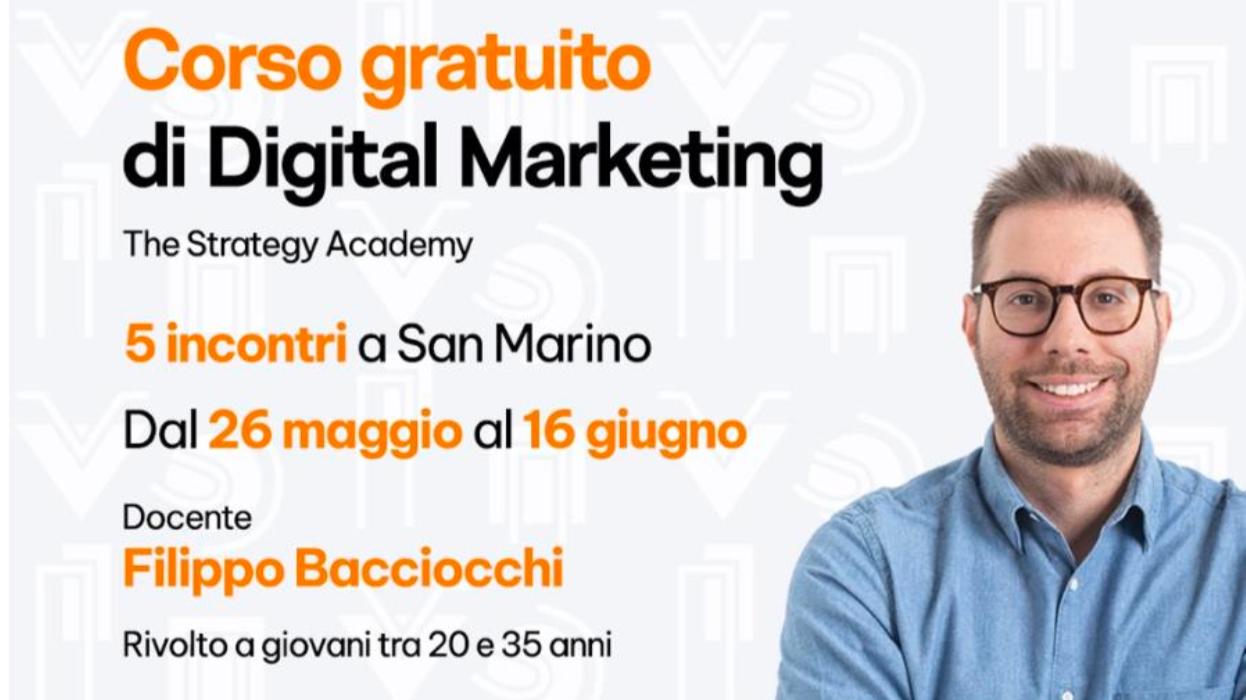 Nasce The Strategy Academy: il corso gratuito  di Digital Marketing per giovani a San Marino