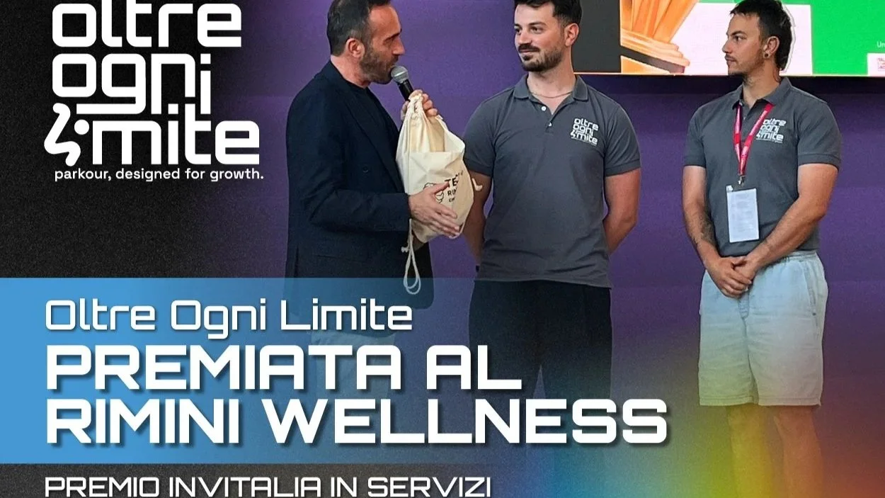 A RiminiWellness premiata Oltre Ogni Limite: il parkour nell'ecosistema dell'innovazione