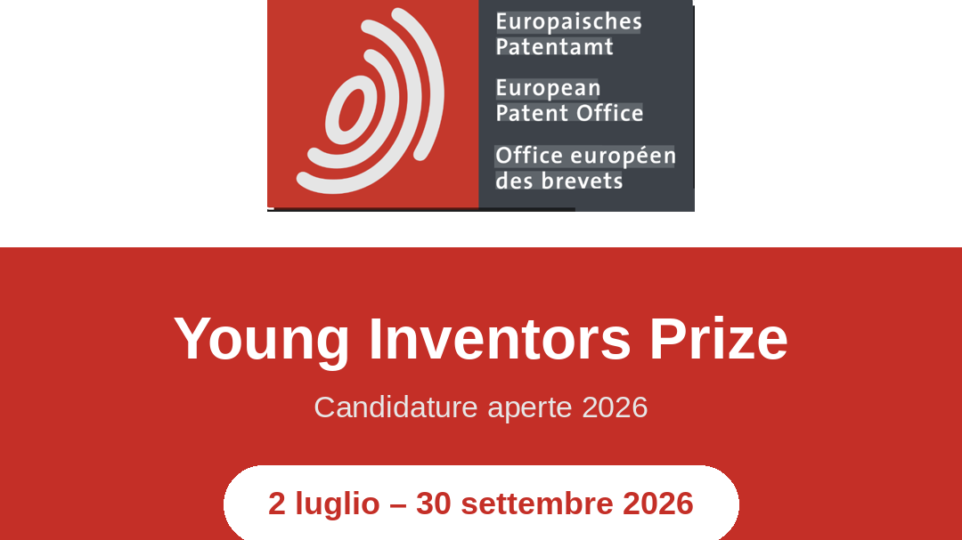Young Inventors Prize 2026: l'EPO cerca i giovani innovatori. Candidature aperte