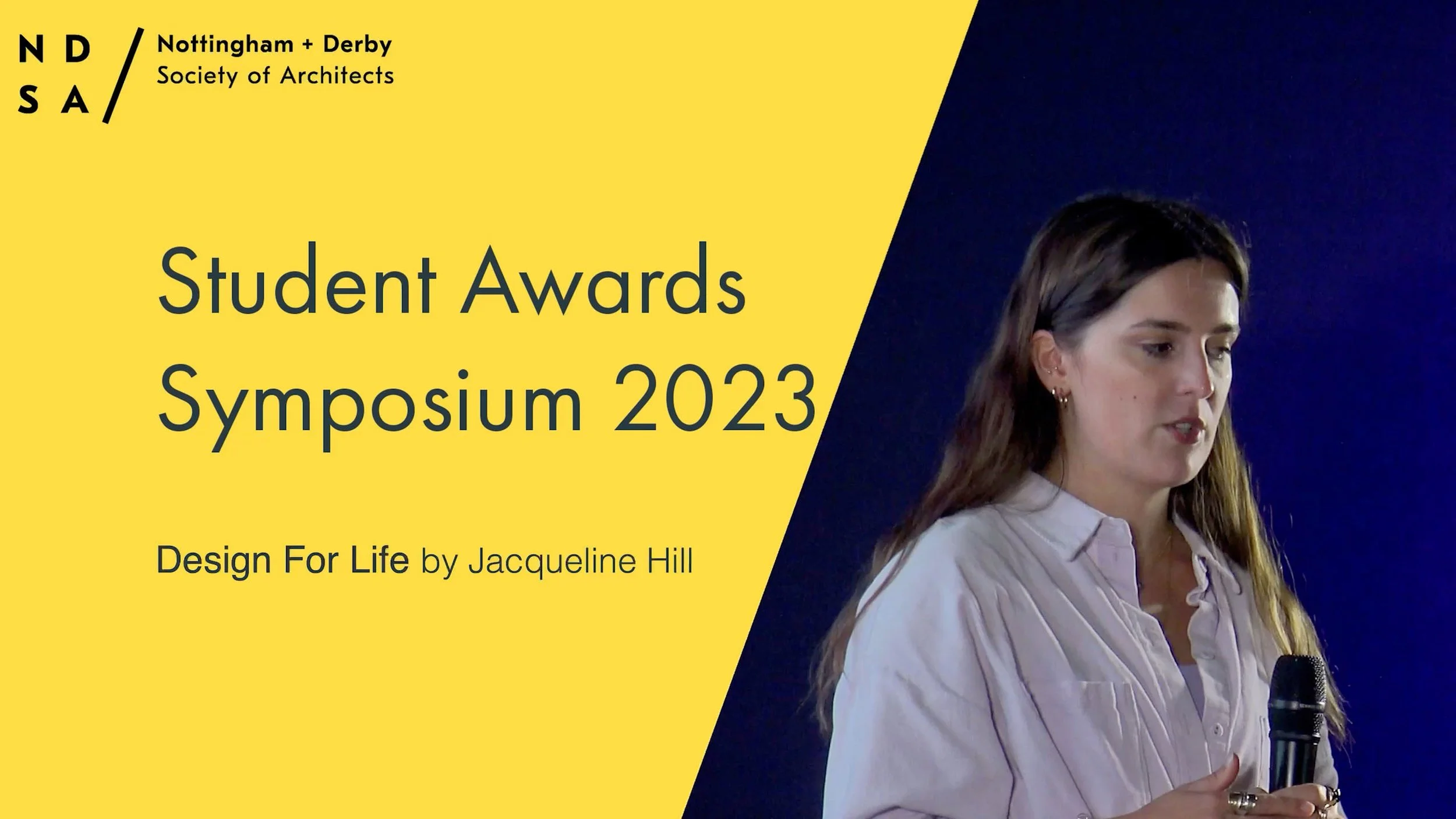Jacqueline Hill winning project presentation