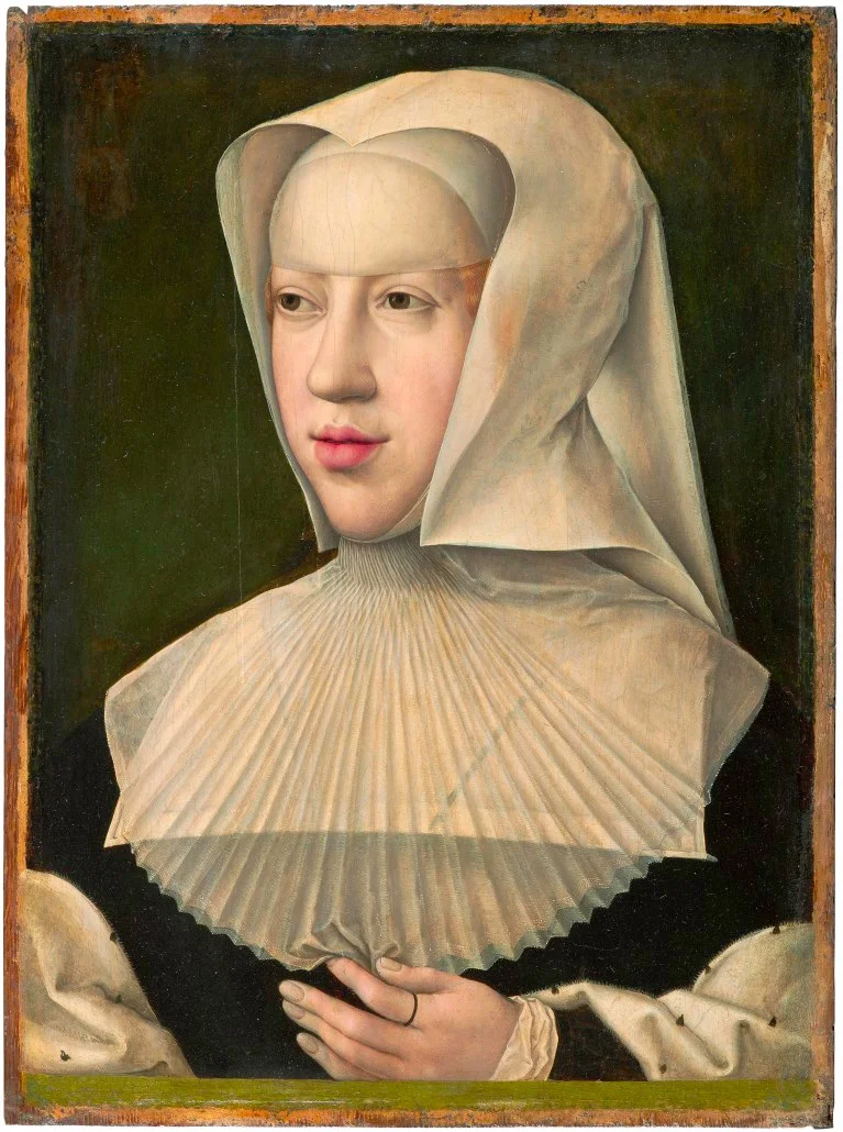 Marguerite de Savoie (d’Autriche) par Bernard Van Orley (Musées Royaux des Beaux-Arts de Belgique)