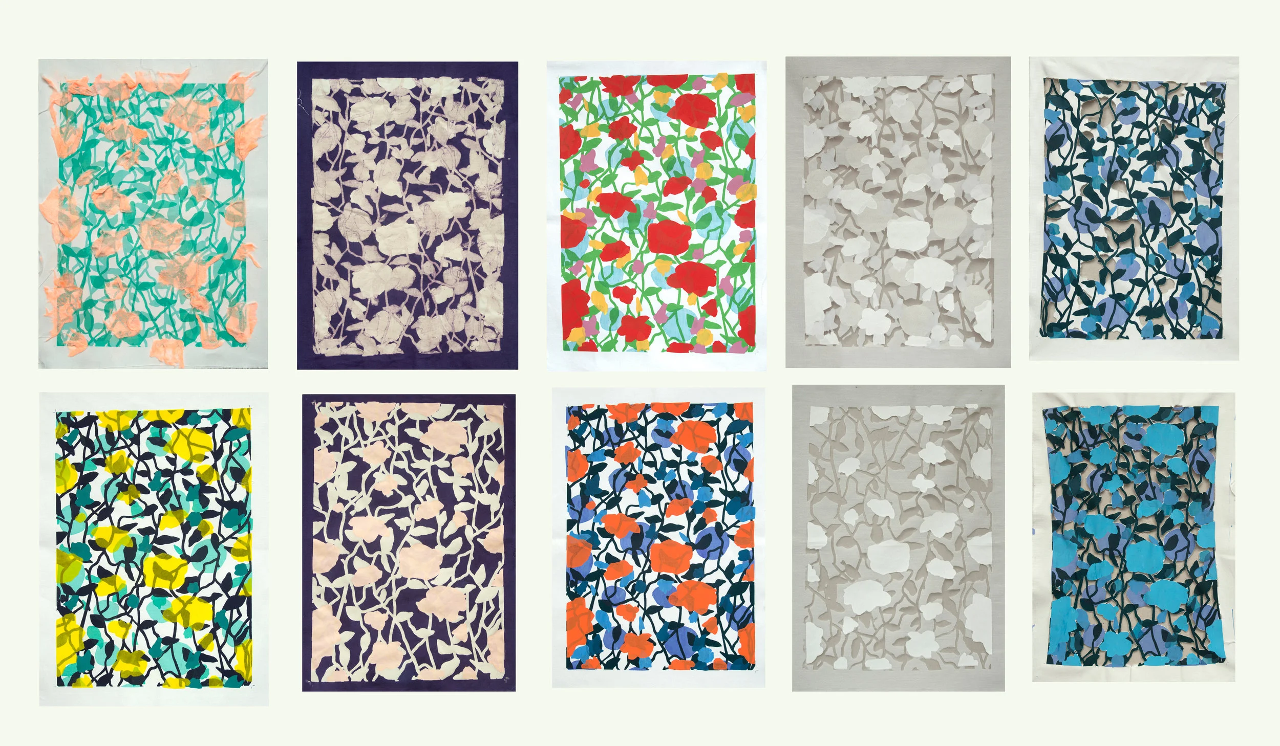Screenprint paste on Cotton