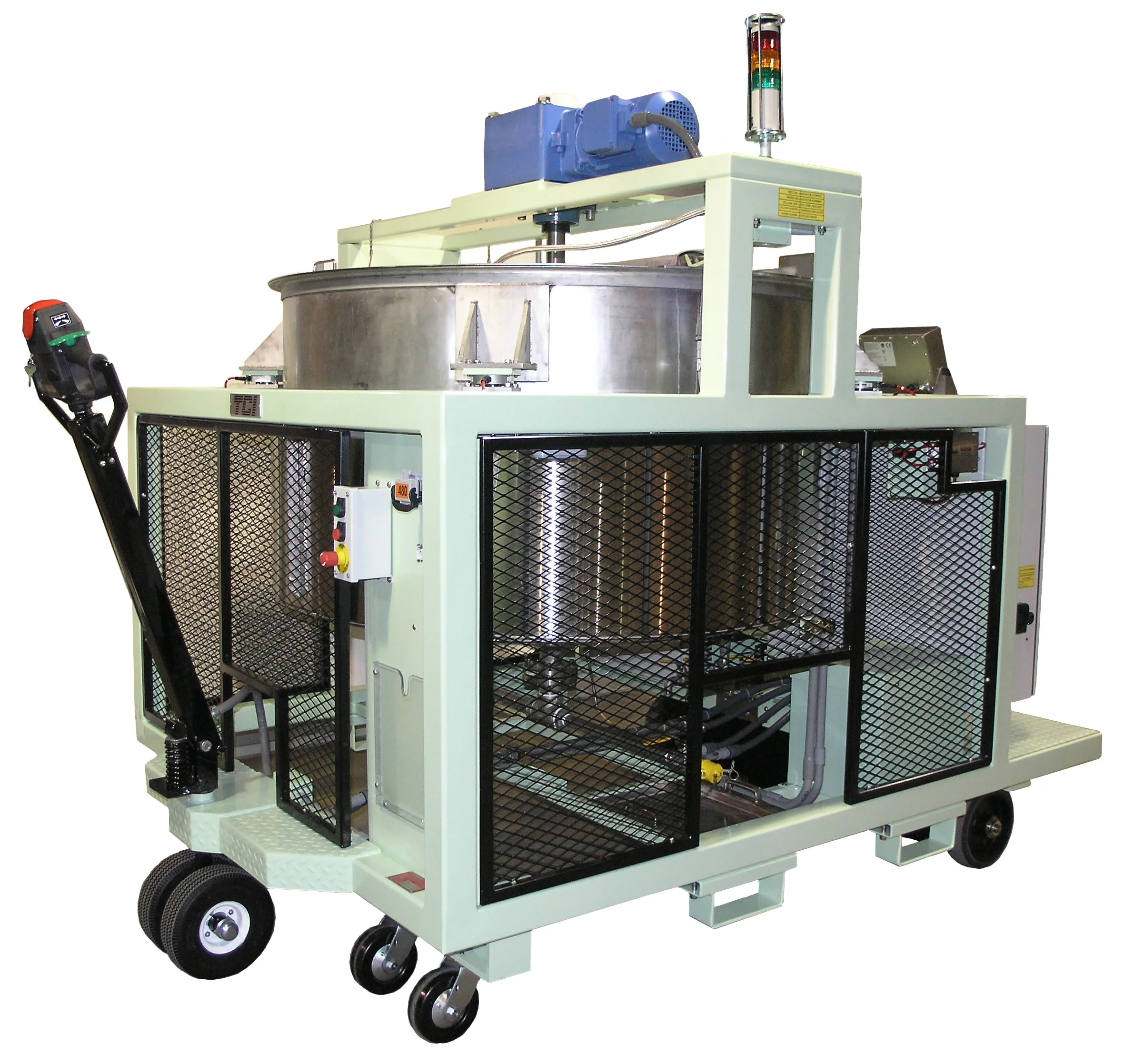 JACKETED MOBILE MIXING TANK