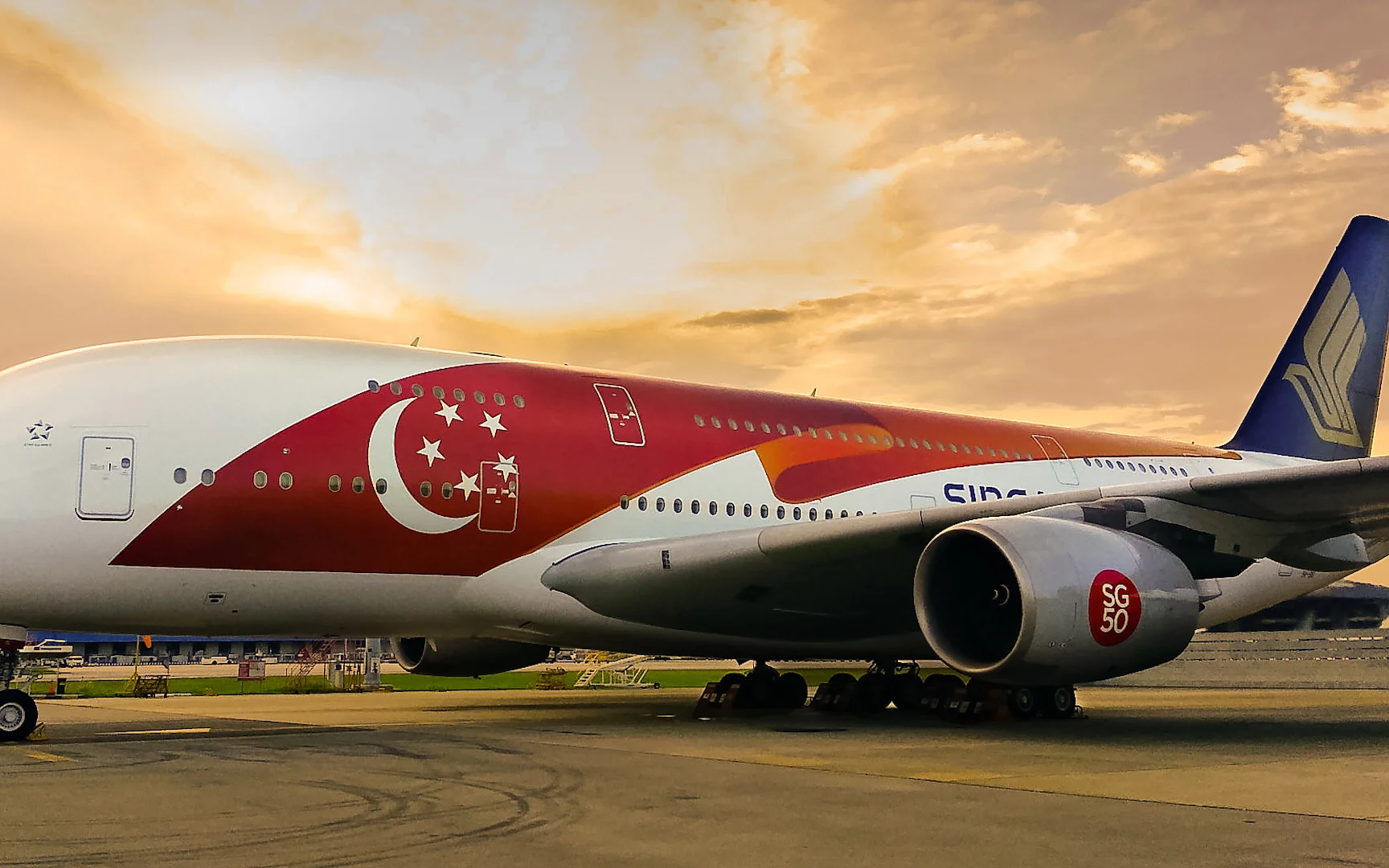 Singapore Airlines' SG50 A380, photo courtesy of Travel+Leisure
