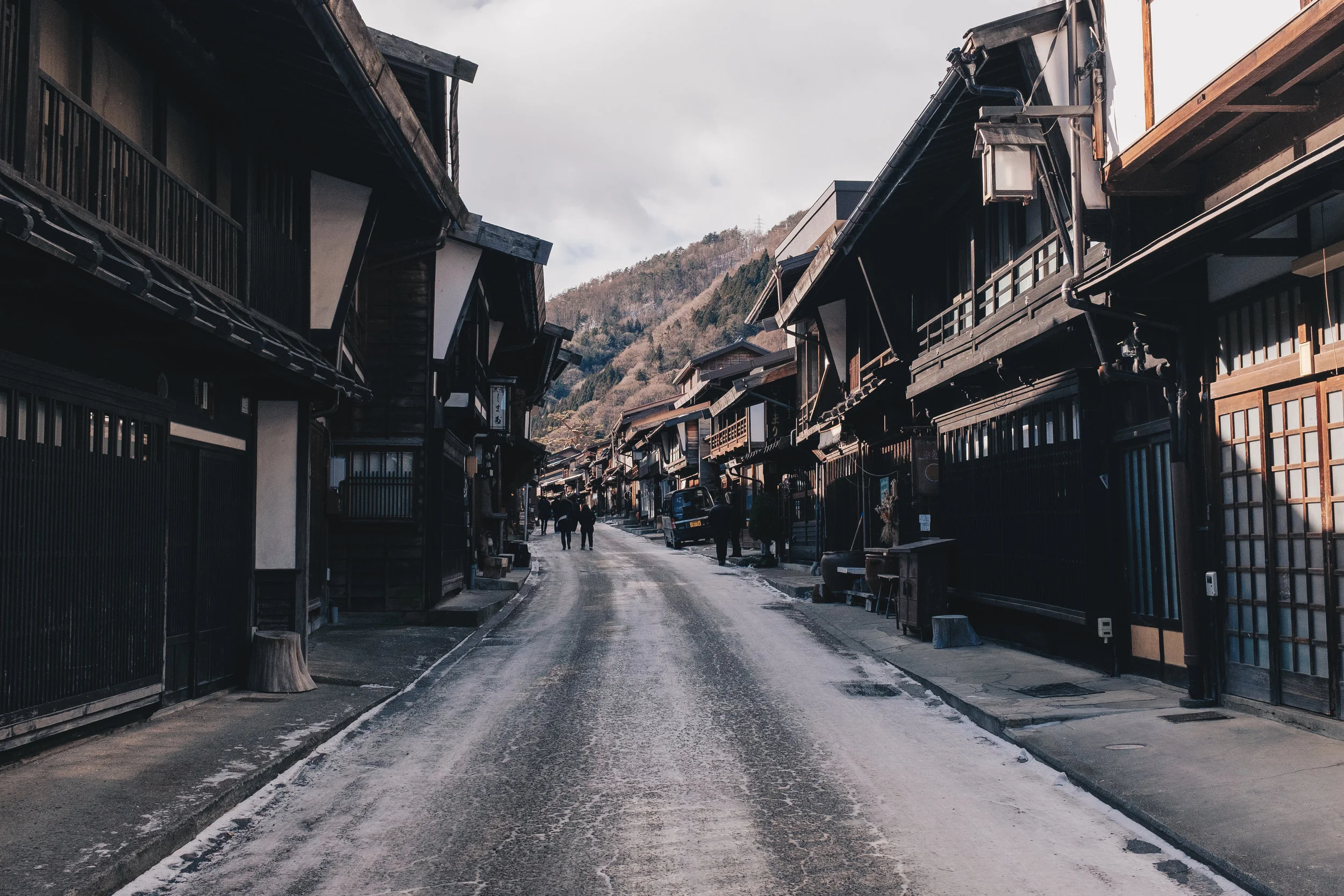 The main thoroughfare of Narai was once the busiest stretch of the all the post towns lining the Nakasendo trail
