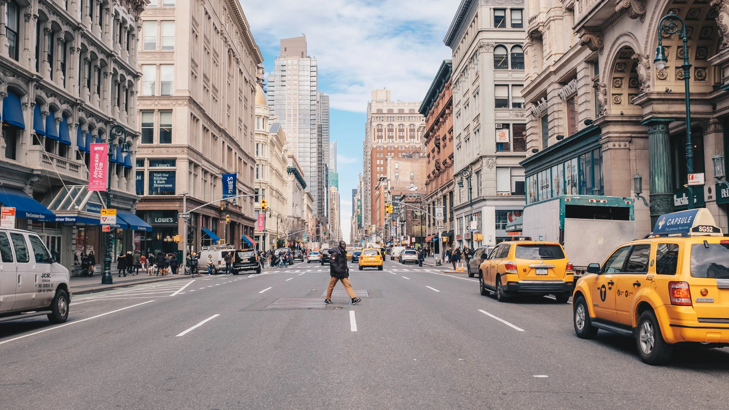 The Greatest Grid: New York City's Grid System gives the effect that almost all avenues and streets seem to stretch on forever