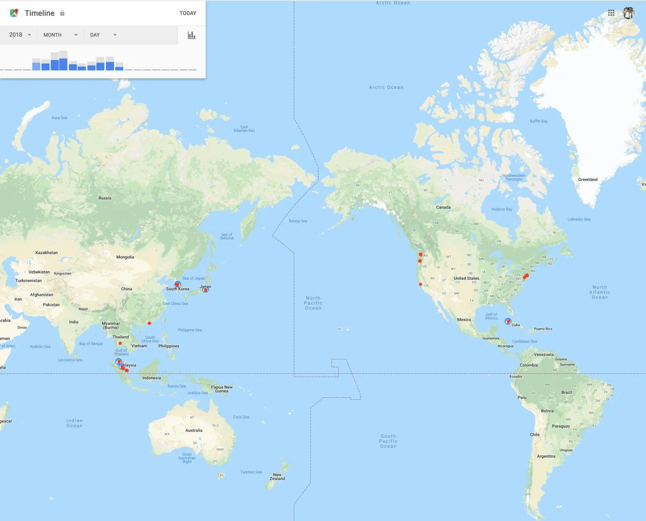A year of exploring the world with Travelcene: 2018