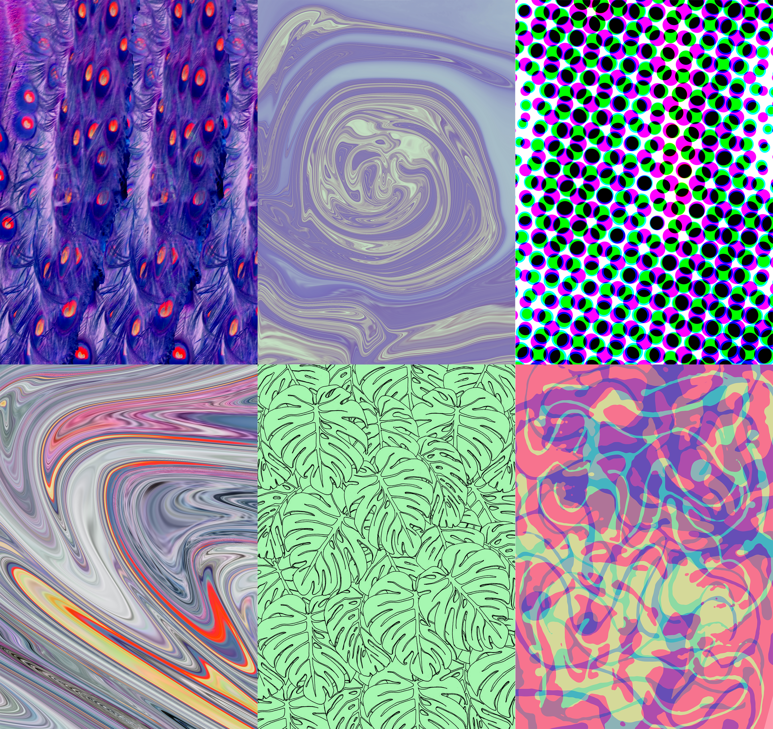 Midnight Jungle - Pattern design