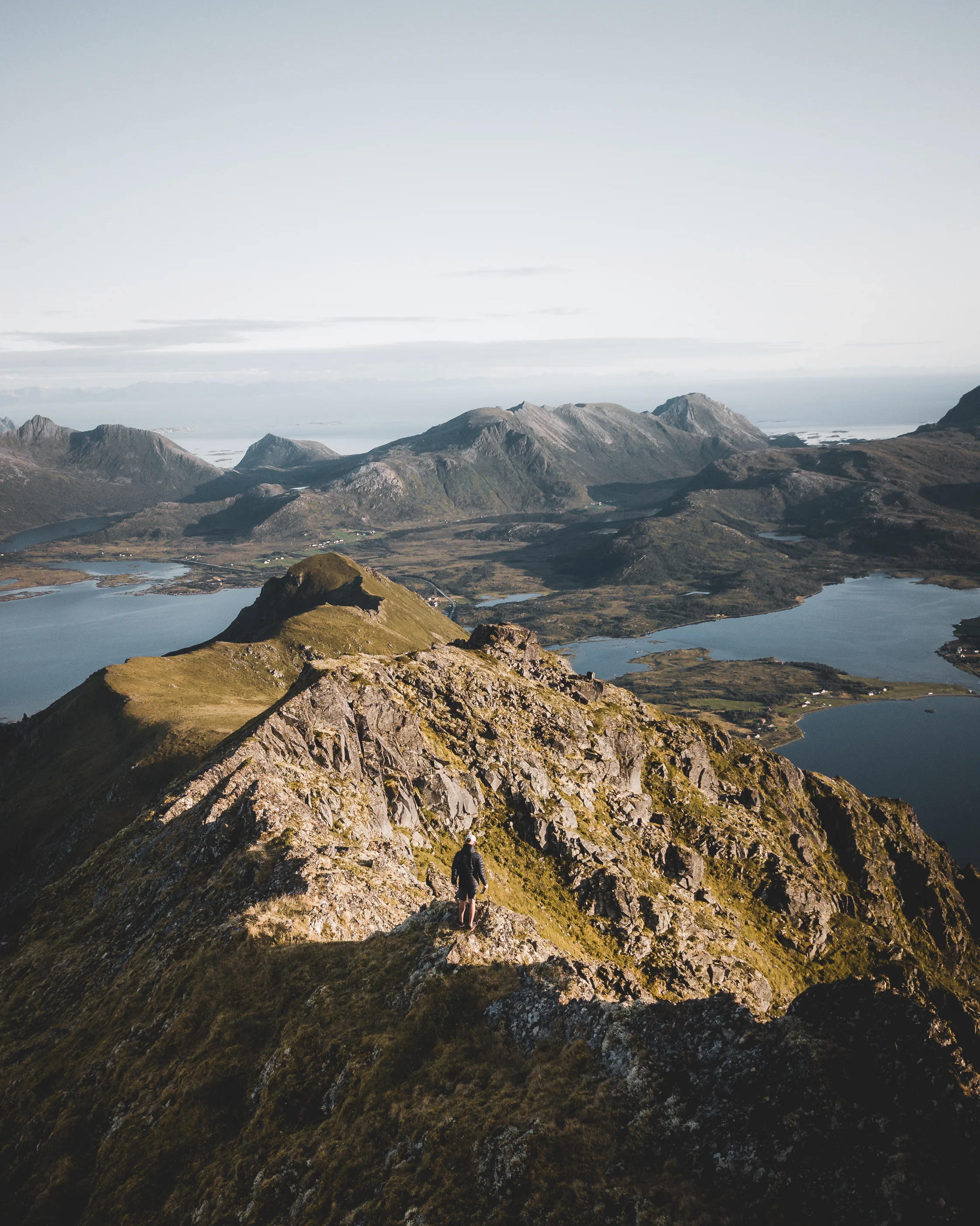 Sometimes running on ridges is a better option than working