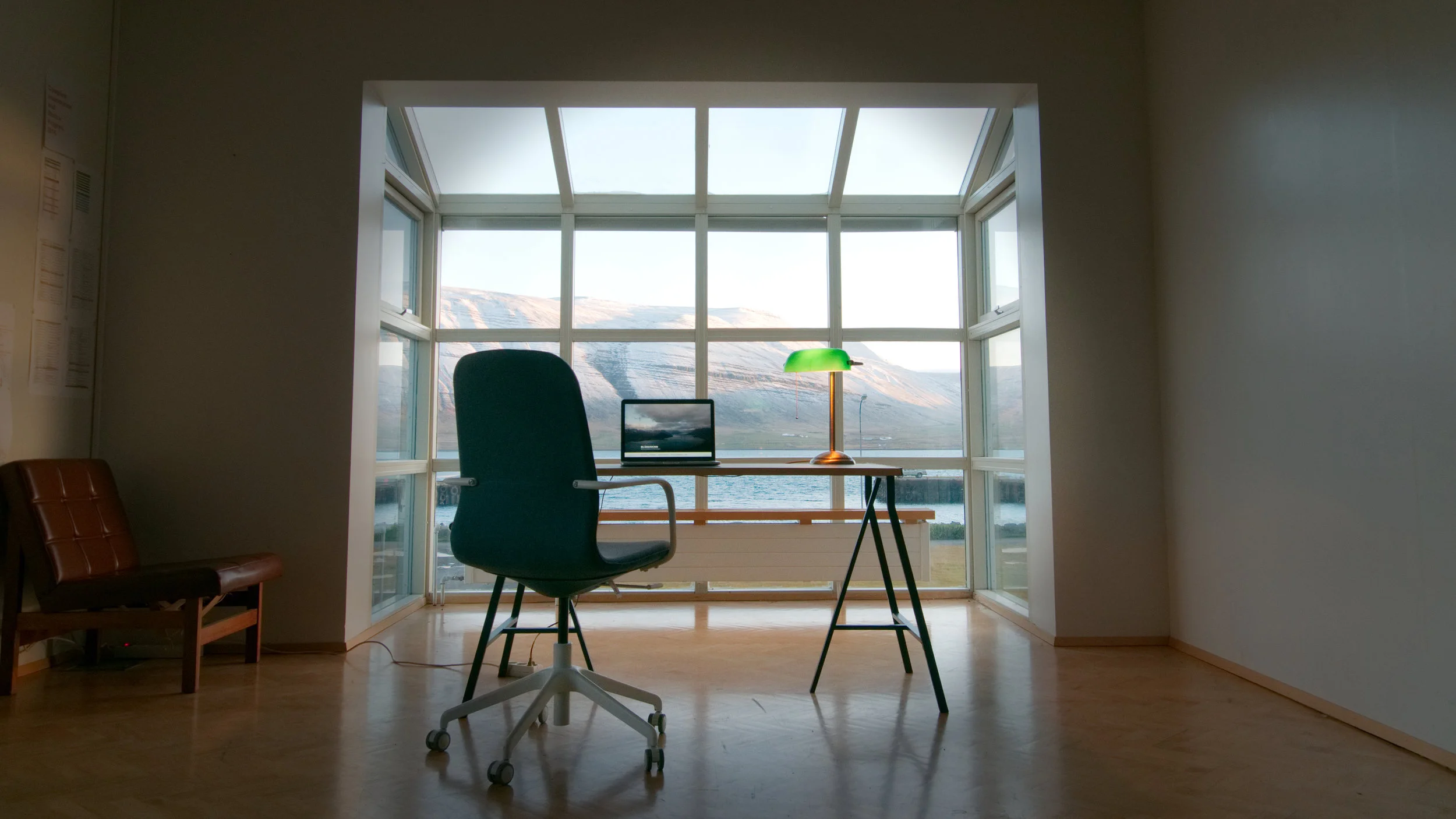 Office chair views!