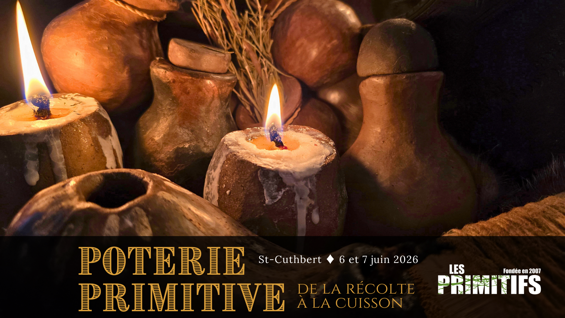 Poterie primitive - de la récolte à la cuisson (St-Cuthbert)