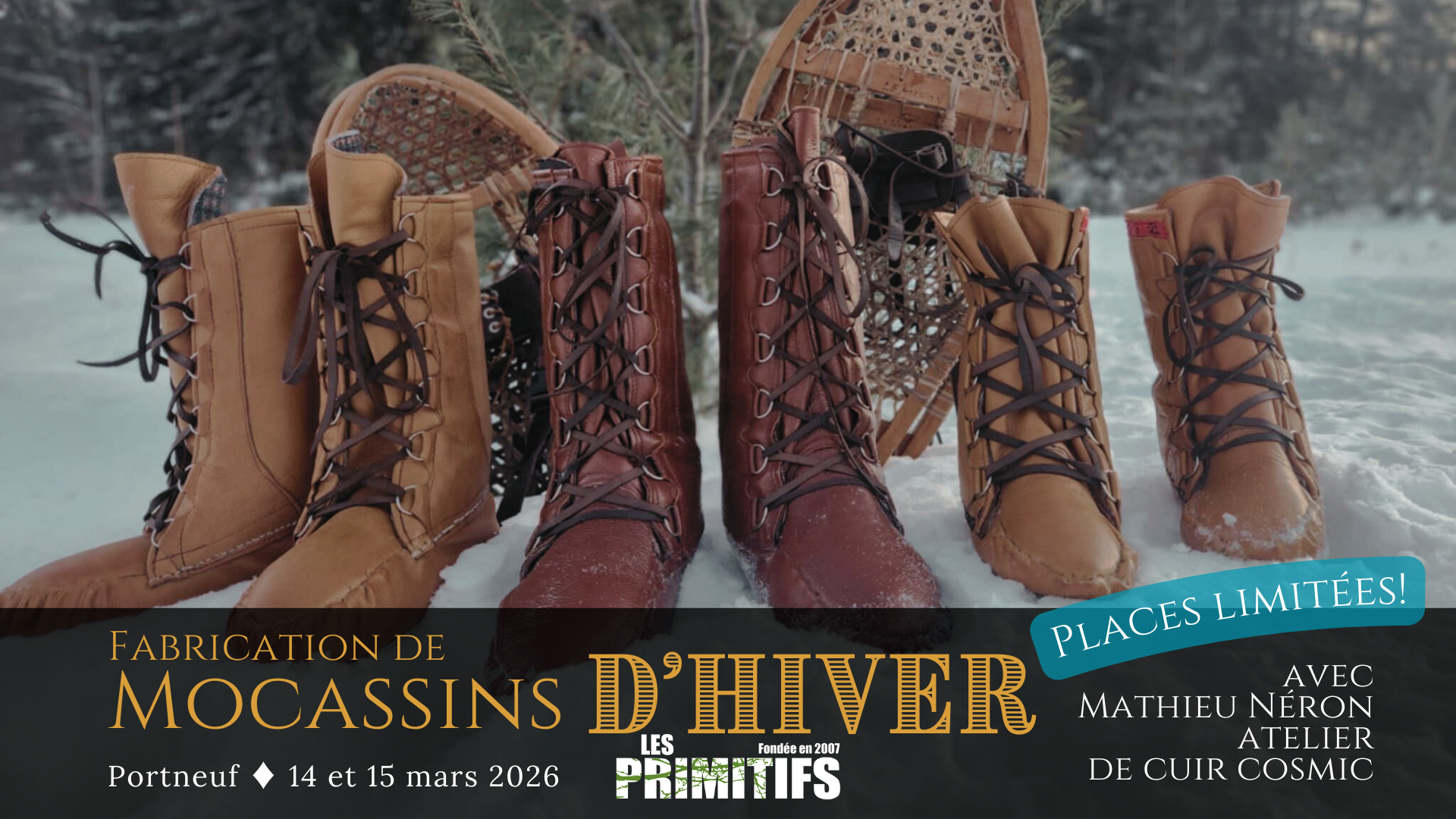 Fabrication de mocassins d'hiver (Sainte-Christine-d'Auvergne)