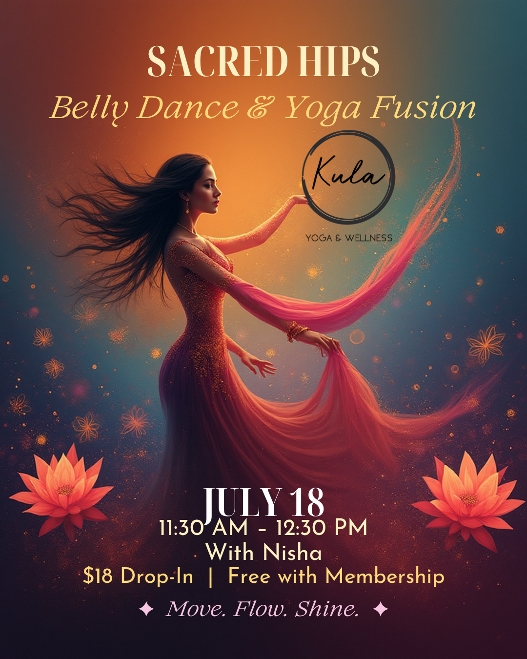Sacred Hips: Belly Dance & Yoga Fusion Pop Up