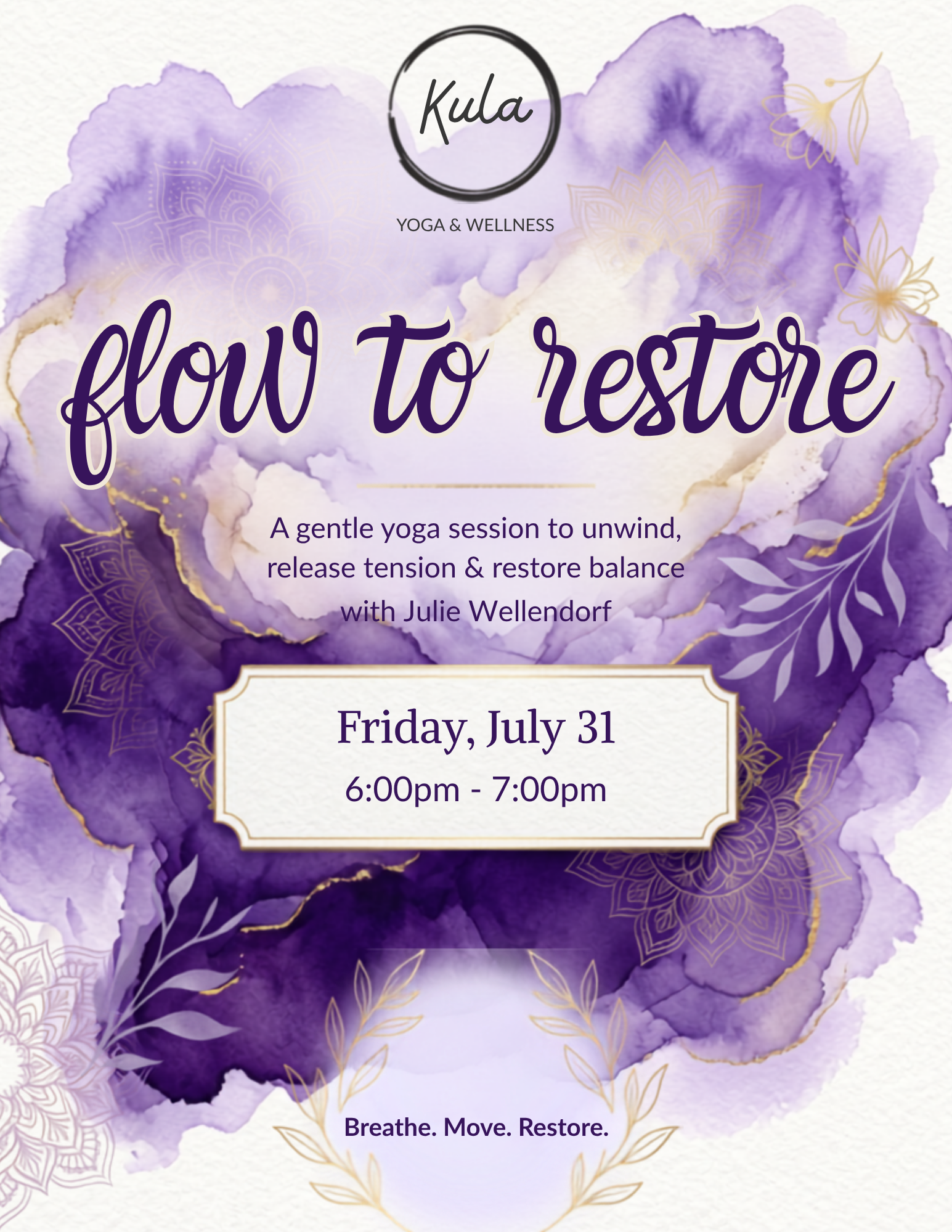 Flow To Restore