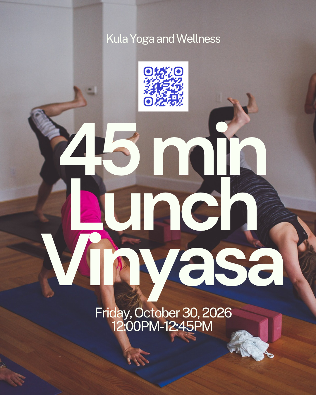 Vinyasa Lunch Flow - 45 minute express