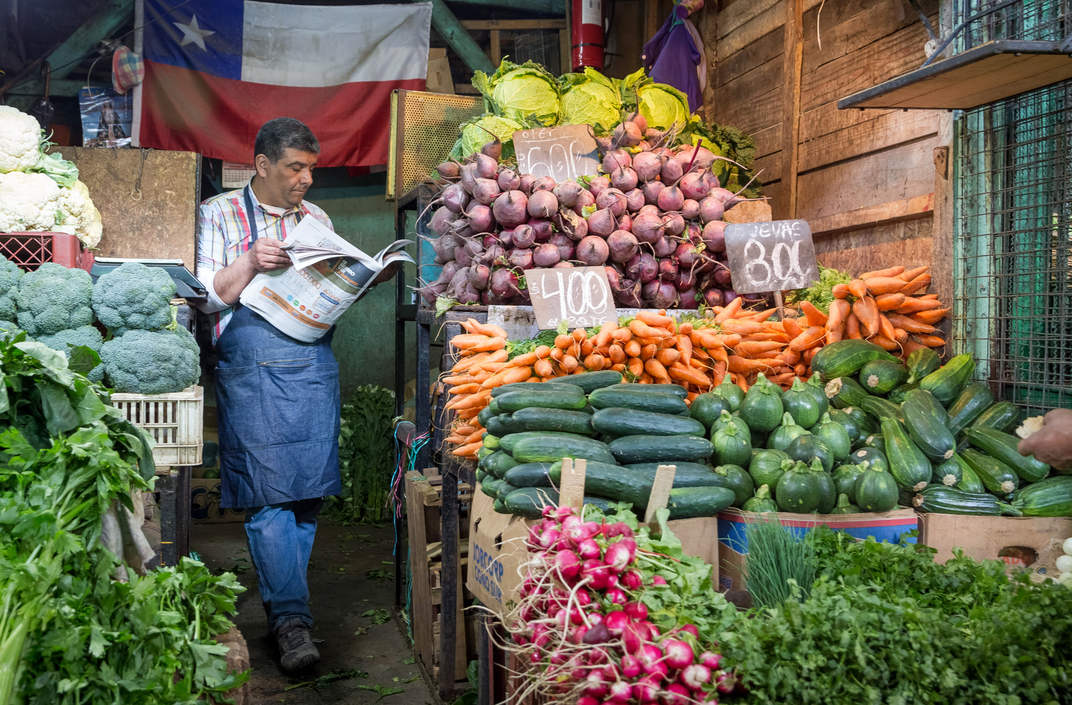 Vegetable Vendor, Chile