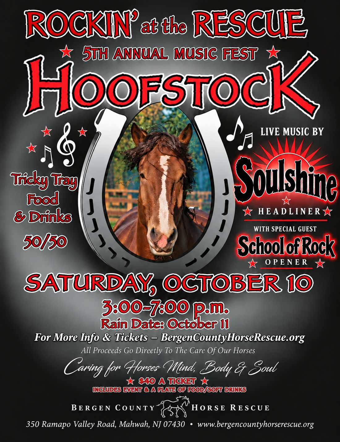 Rockin' at the Rescue: 5th Annual Music Fest - Hoofstock