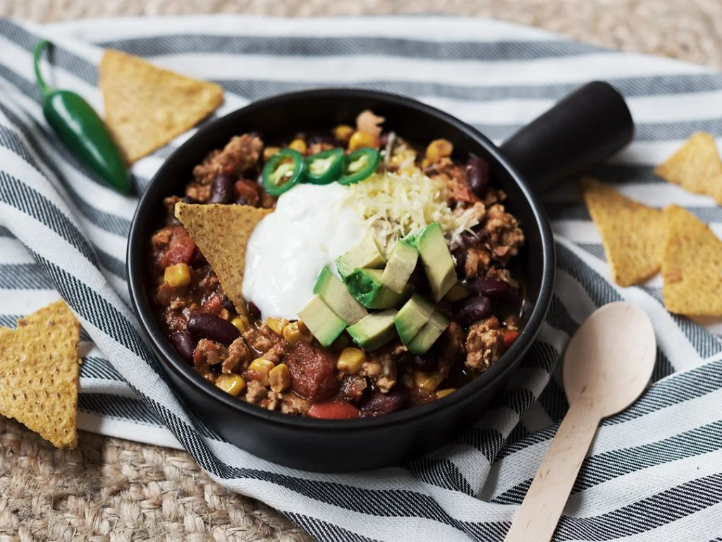 Chicken Chili met extra eiwitten