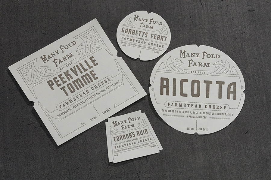 letterpress labels
