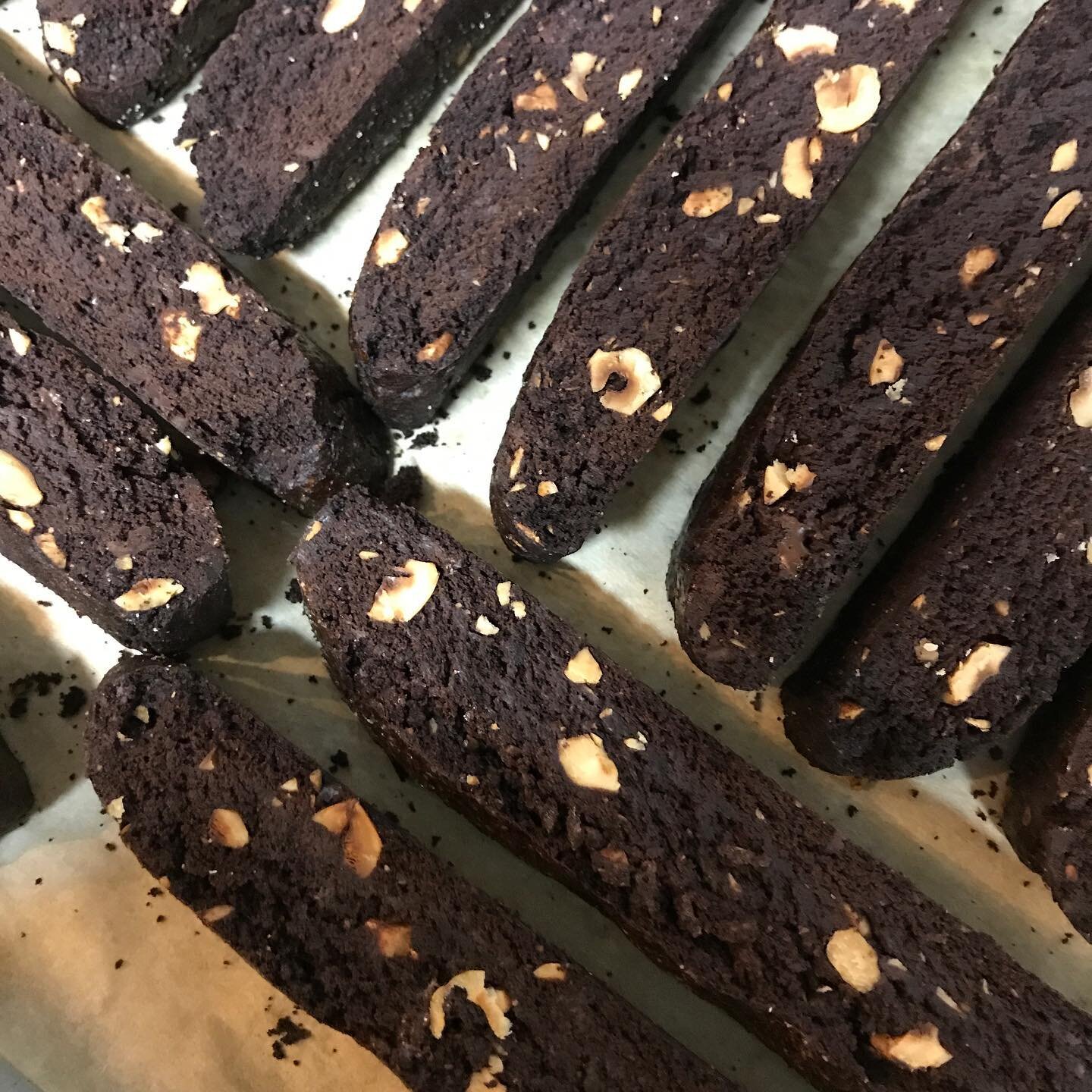 Haven&rsquo;t posted here in a while...I&rsquo;ve been baking some fun things! Chocolate hazelnut biscotti and sweet tahini buns... mmmm. (Thankfully, not in my kitchen so I don&rsquo;t eat them all!) lol