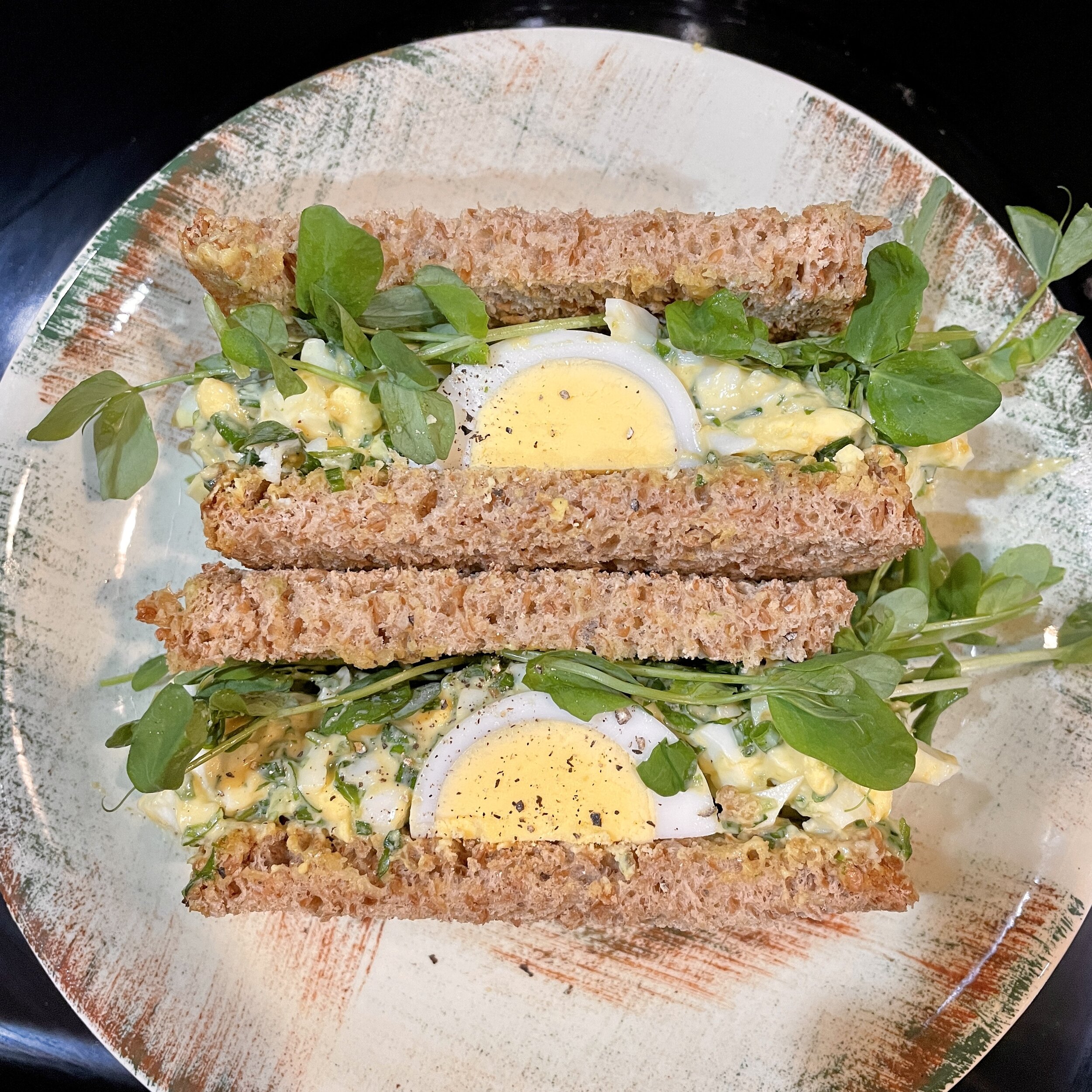 Green Egg Salad Sandwich 