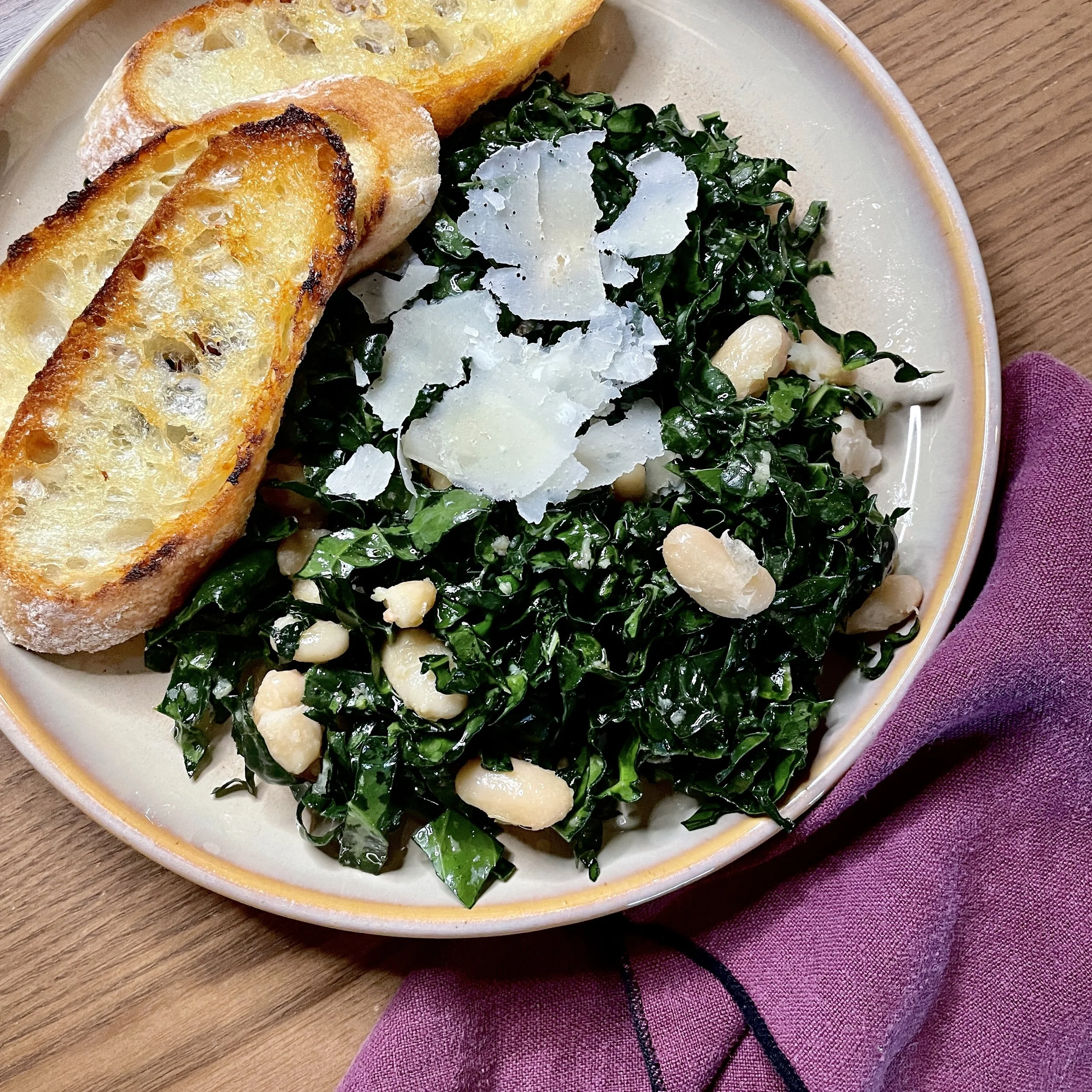 Bagna Càuda Greens and Beans 