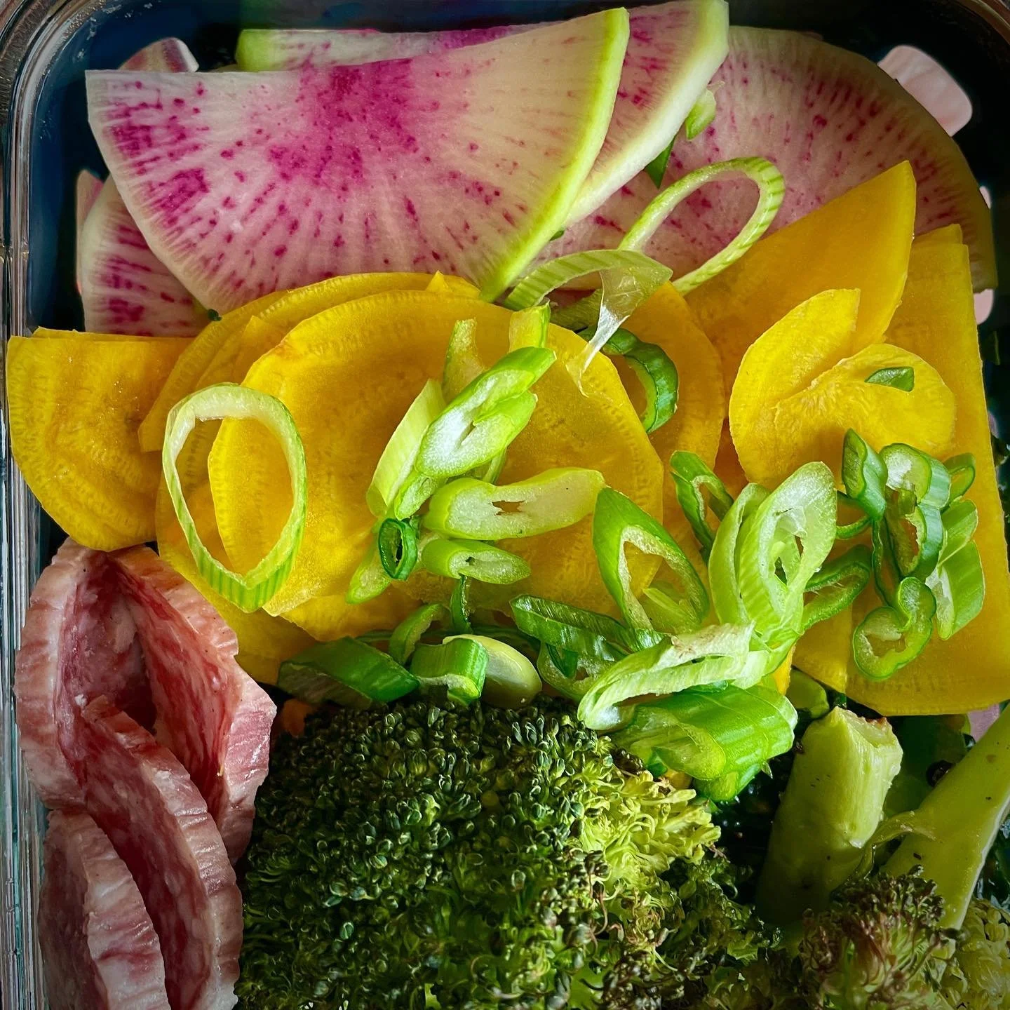 Watermelon radish ftw! #hellosalad #youlookcute #halfmoonsaremoredelicious