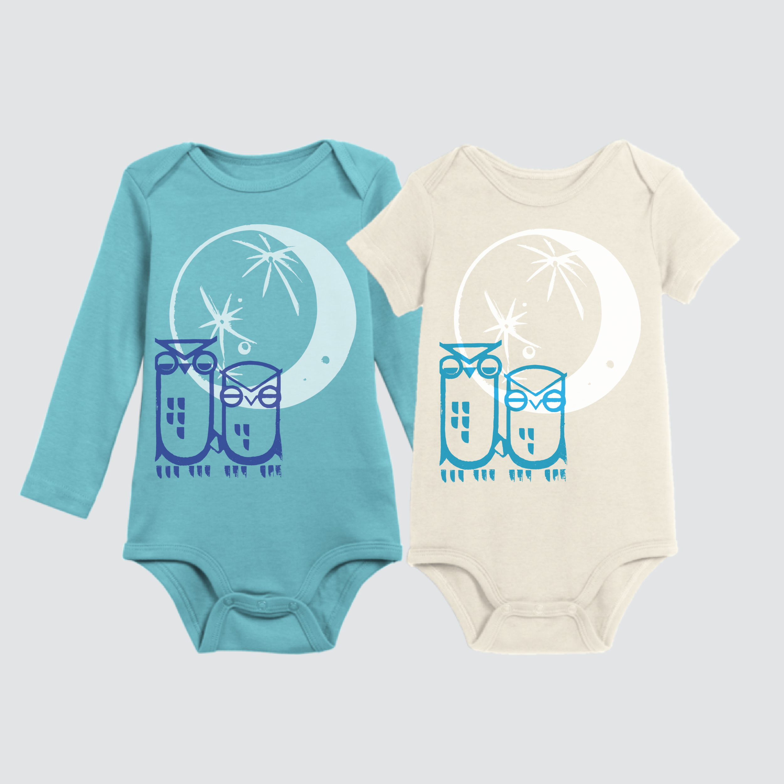 Teresa's Owl + Moon Onsies