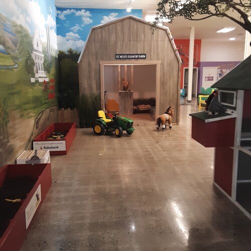  The farm contains the orchard and the farmhouse, chicken coup, and beehive will be added to this section soon. This section identifies areas where you can pick fruit, harvest crops, interact with a chicken coup, and tend to a farmhouse. This exhibit