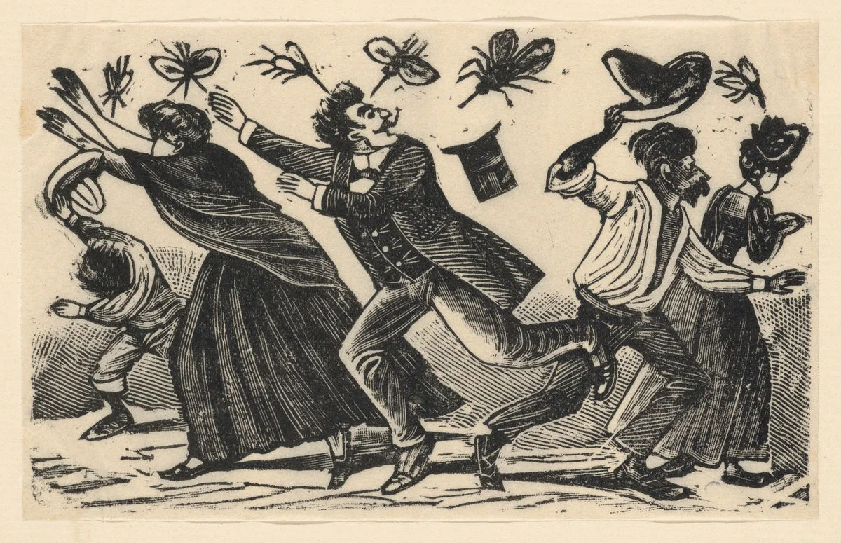 El mosquito americano , José Guadalupe Posada (Mexican, 1851–1913), 1910, Metropolitan Museum, NYC.