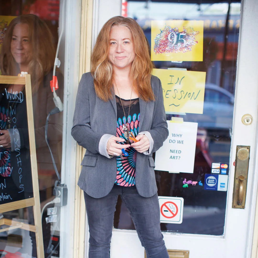 Katie Elevitch, 95 1/2 Main Owner/Director Photo by Chris X Carroll