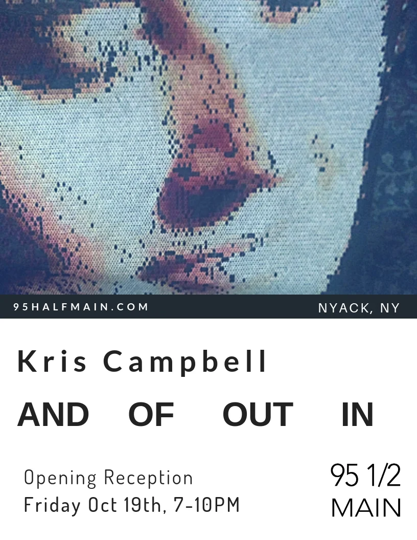 Join us as for the Launch of 95 1/2 MAIN’s One Year Anniversary Exhibition & Events Season A wine reception for Kris Campbell, a 95 1/2 MAIN Artist, celebrating her Debut Solo Show.