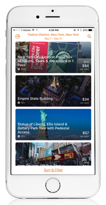 Expedia App.
