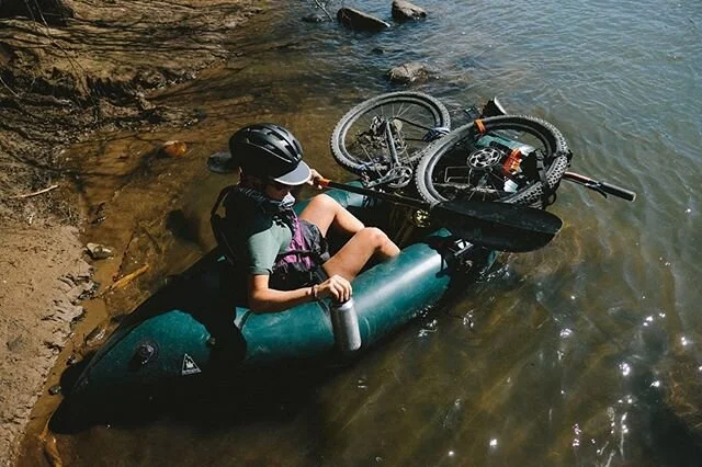 Durango quarantine continues with recreation restricted to within 10-miles from home until the end of May which means we are getting creative with how we get outside. A bike powered self shuttle to and from a three mile float down the Animas River is