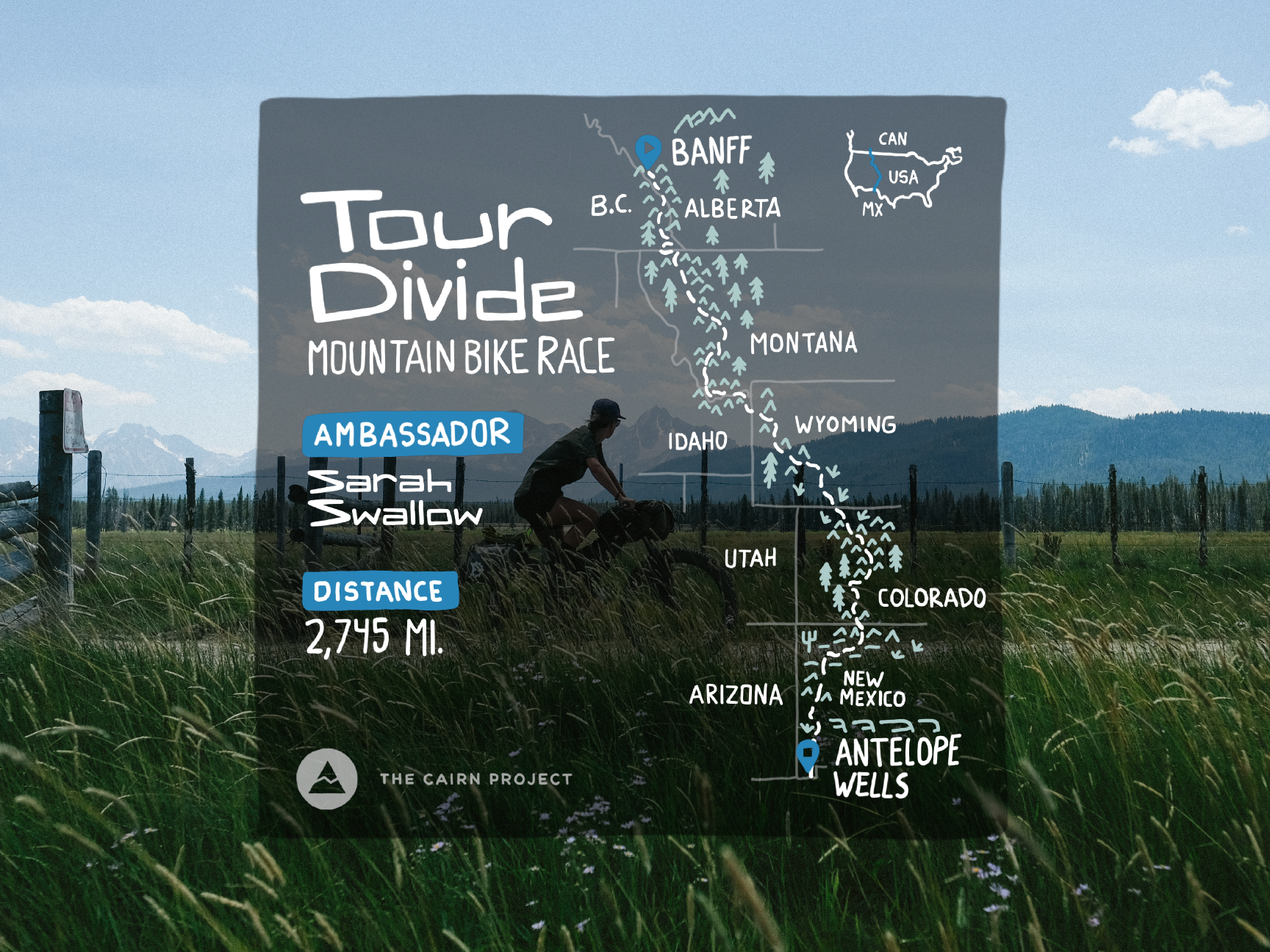 The Tour Divide and The Cairn Project