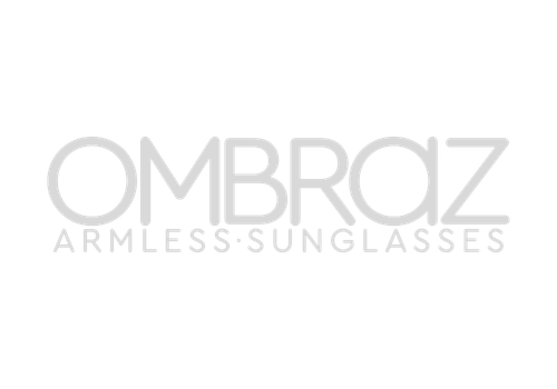 OMBRACZ logo with the text "Armless Sunglasses" beneath