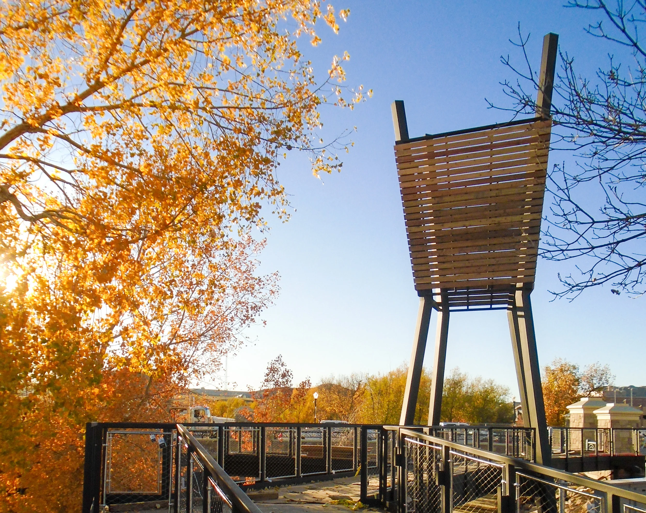 Modern Pavilion Festival Park at Castle Rock Colorado Tomecek