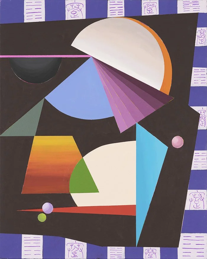 I-Ching#39-Jian, 2023, 24x30, Acrylic and Flashe on Canvas