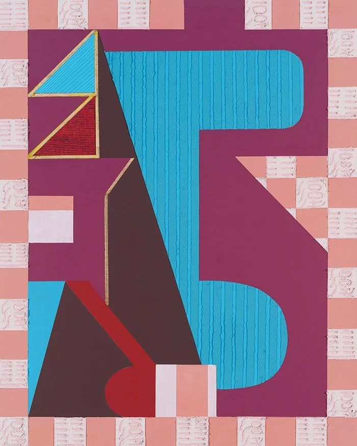 I-Ching #24-Fu, 2024, 24x30, Matte Acrylic, Flashe and Pumice on Panel
