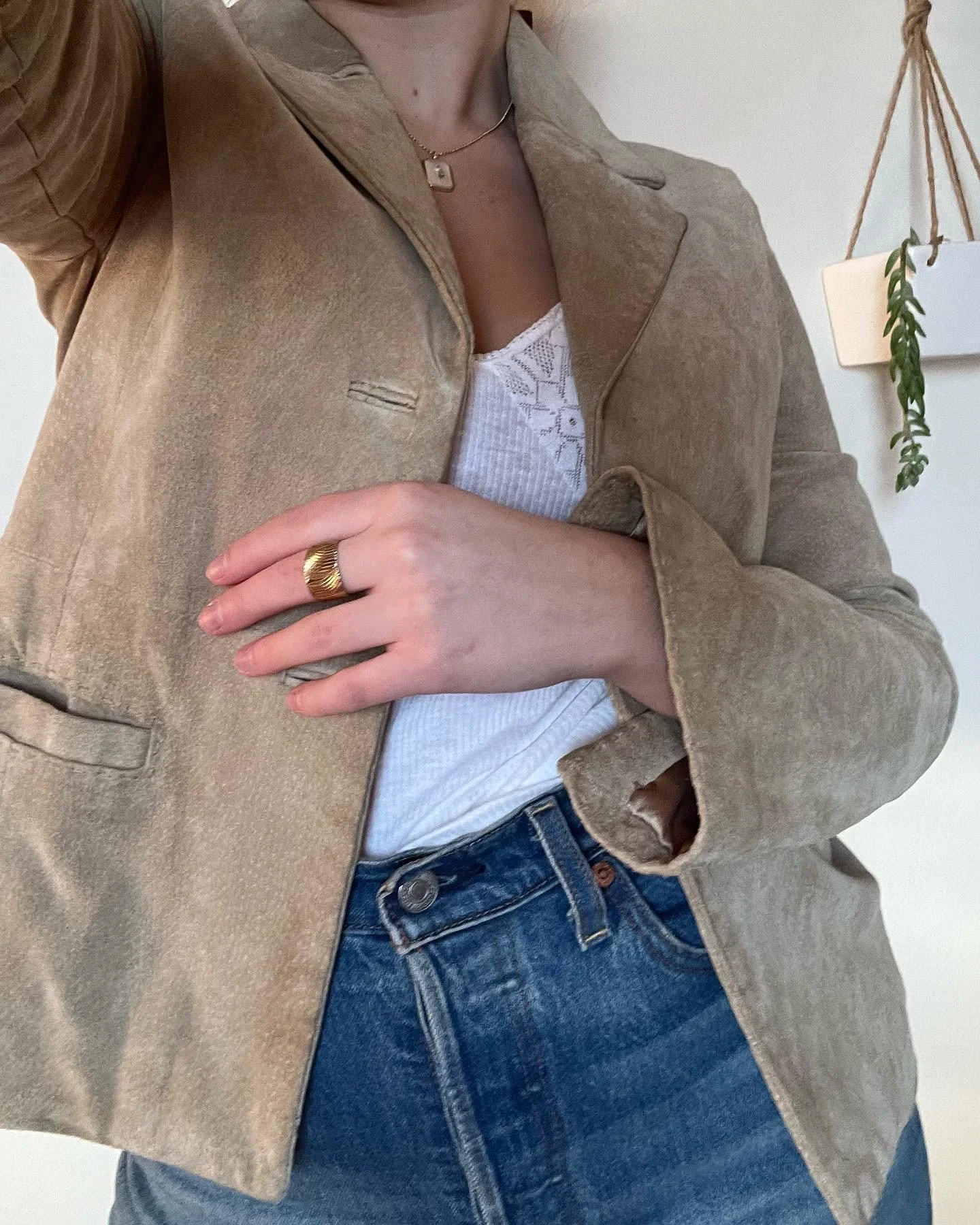 Soft Suede Blazer | S